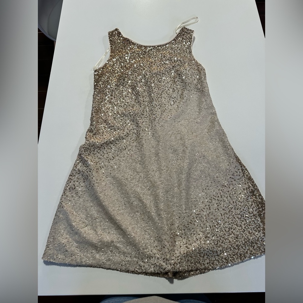 Eliza J Gold Sequin Mini Dress